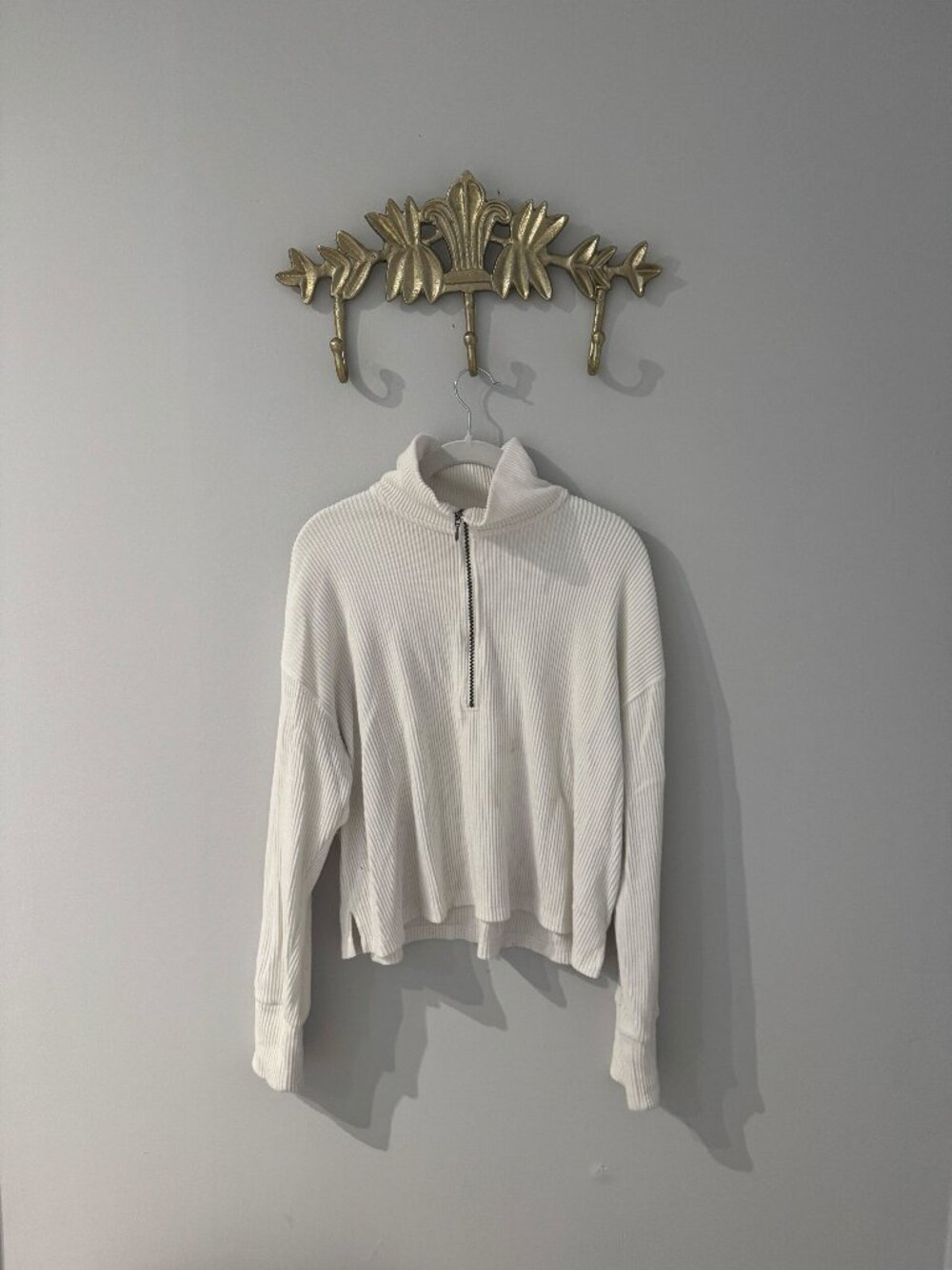 Abercrombie & Fitch Soft AF Cozy Quarter Zip Sweater